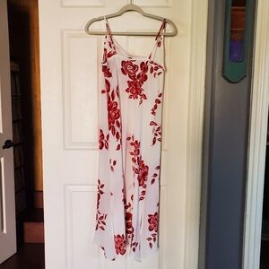 Vintage Kathie Lee Collection Slip Dress Asymmetrical Hem Summer Vacation Beachy